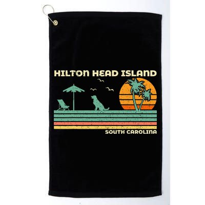 Vintage Family Vacation South Carolina Hilton Head Island Golf Towel