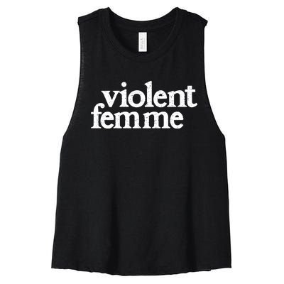 Violent Femme Women's Racerback Cropped Tank