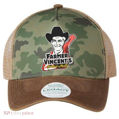 Vintage Farmer Vincents Smoked Meat Motel Hell Fan Art Legacy Tie Dye Trucker Hat