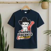 Vintage Farmer Vincents Smoked Meat Motel Hell Fan Art T-Shirt