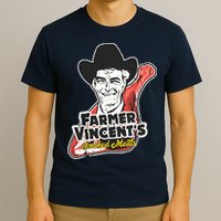 Vintage Farmer Vincents Smoked Meat Motel Hell Fan Art T-Shirt