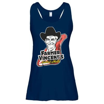 Vintage Farmer Vincents Smoked Meat Motel Hell Fan Art Ladies Essential Flowy Tank