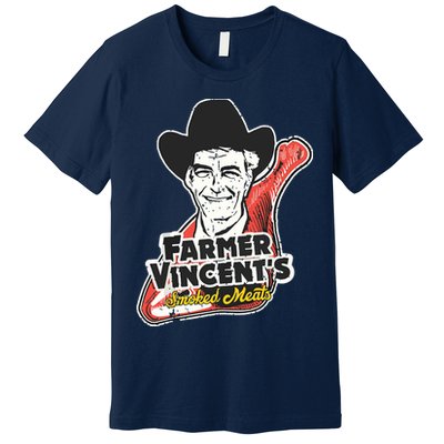 Vintage Farmer Vincents Smoked Meat Motel Hell Fan Art Premium T-Shirt