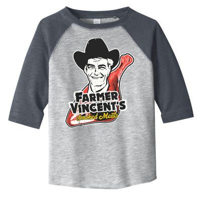 Vintage Farmer Vincents Smoked Meat Motel Hell Fan Art Toddler Fine Jersey T-Shirt
