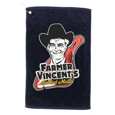 Vintage Farmer Vincents Smoked Meat Motel Hell Fan Art Golf Towel