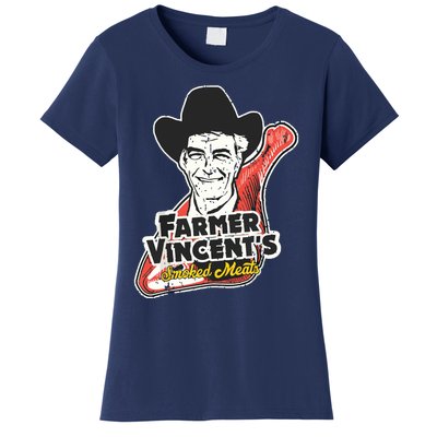 Vintage Farmer Vincents Smoked Meat Motel Hell Fan Art Women's T-Shirt