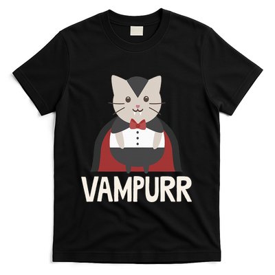 Vampurr Funny Vampire Cat Halloween Gift T-Shirt