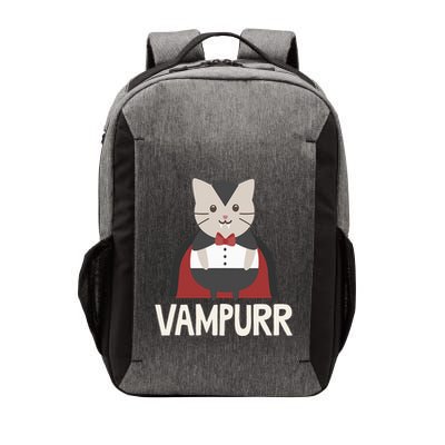 Vampurr Funny Vampire Cat Halloween Gift Vector Backpack