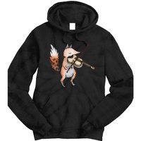 Violin Fox Tie Dye Hoodie