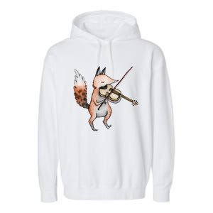 Violin Fox Garment-Dyed Fleece Hoodie