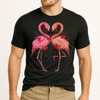 Valentine Flamingos Performance Shirt