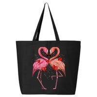 Valentine Flamingos 25L Jumbo Tote