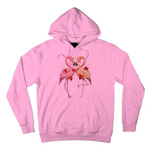 Valentine Flamingos Hoodie