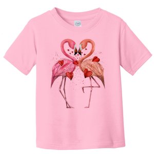 Valentine Flamingos Toddler T-Shirt