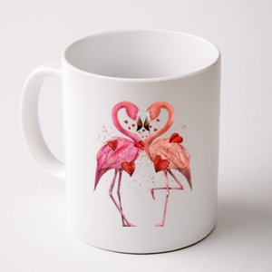 Valentine Flamingos Coffee Mug