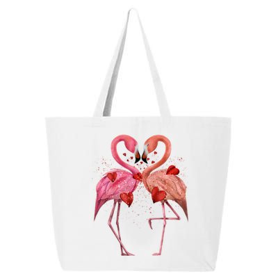 Valentine Flamingos 25L Jumbo Tote