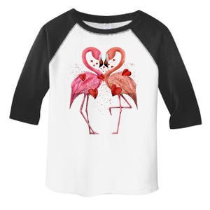 Valentine Flamingos Toddler Fine Jersey T-Shirt