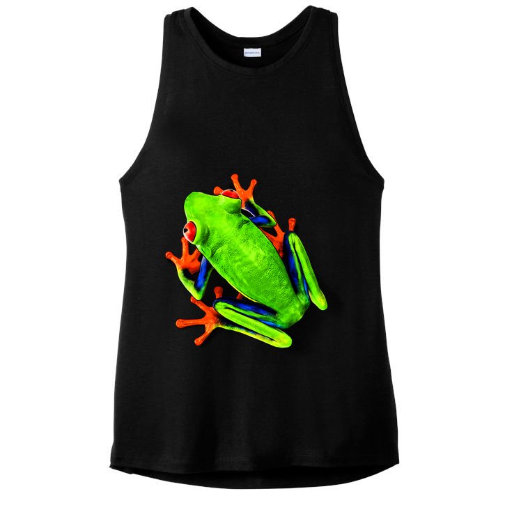 Vibrant Frog Ladies PosiCharge Tri-Blend Wicking Tank