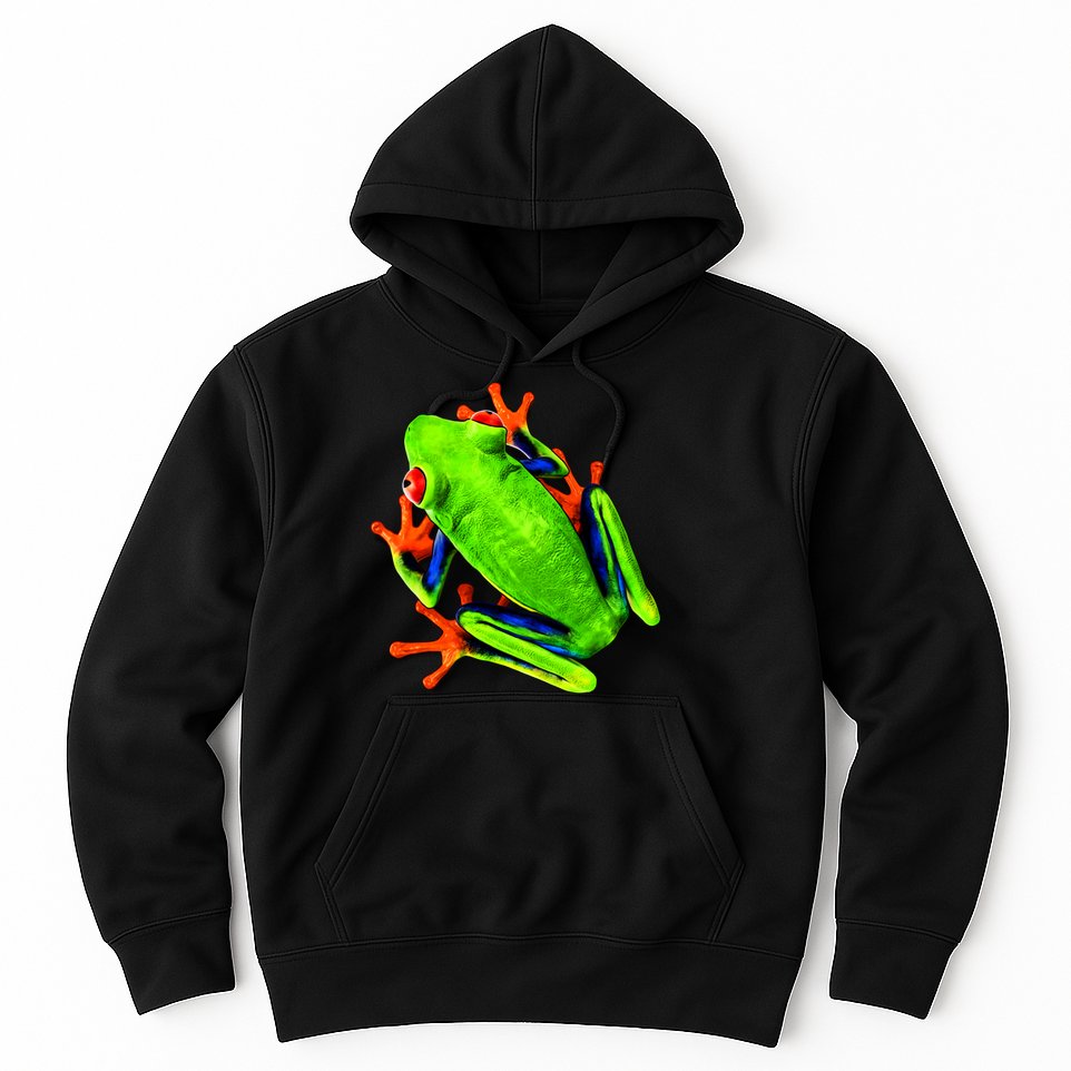 Vibrant Frog Hoodie