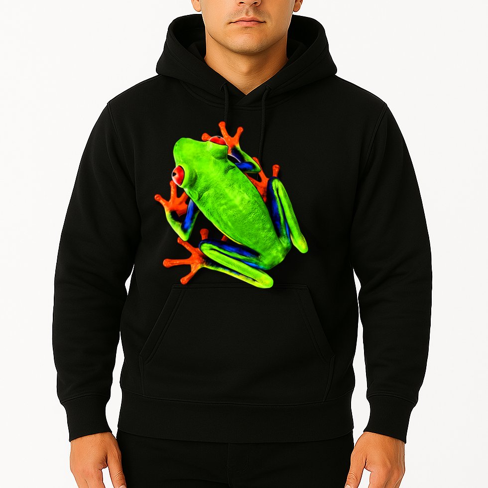 Vibrant Frog Hoodie