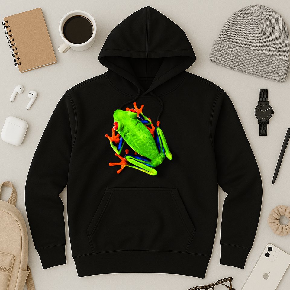 Vibrant Frog Hoodie