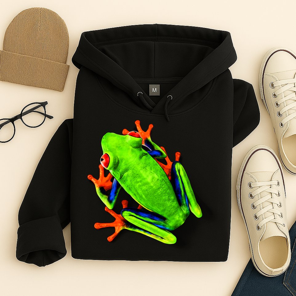 Vibrant Frog Hoodie
