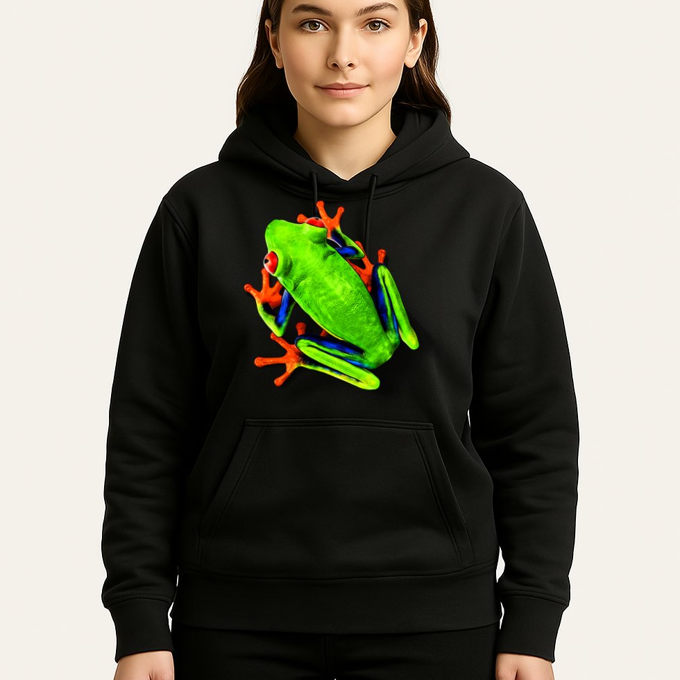 Vibrant Frog Hoodie