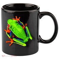 Vibrant Frog 11oz C Handle Ceramic Mug