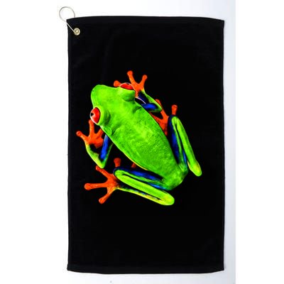 Vibrant Frog Platinum Collection Golf Towel