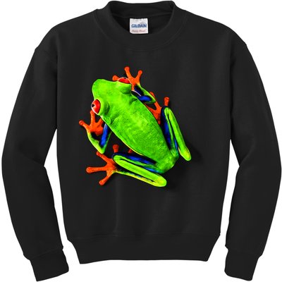 Vibrant Frog Kids Sweatshirt