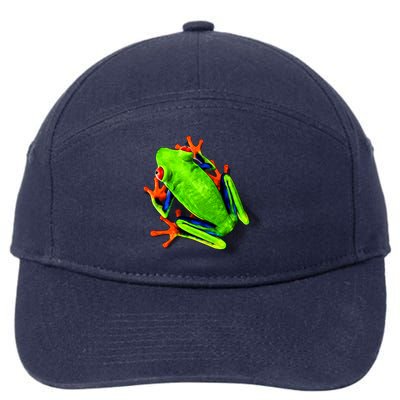 Vibrant Frog 7-Panel Snapback Hat