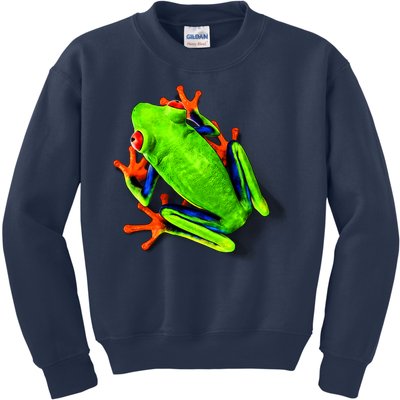 Vibrant Frog Kids Sweatshirt