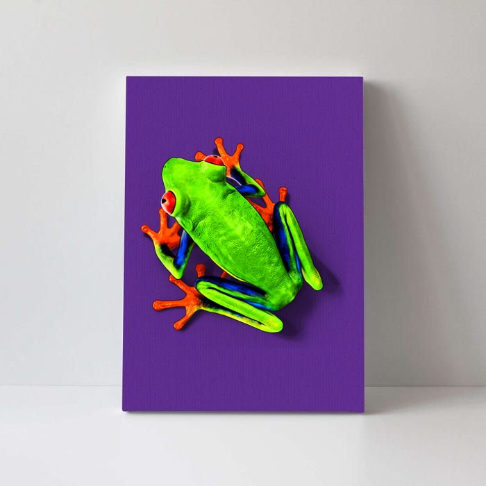 Vibrant Frog Canvas