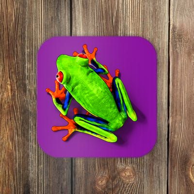 Vibrant Frog Coaster