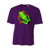 Vibrant Frog Youth Performance Sprint T-Shirt