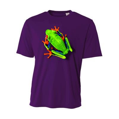 Vibrant Frog Youth Performance Sprint T-Shirt