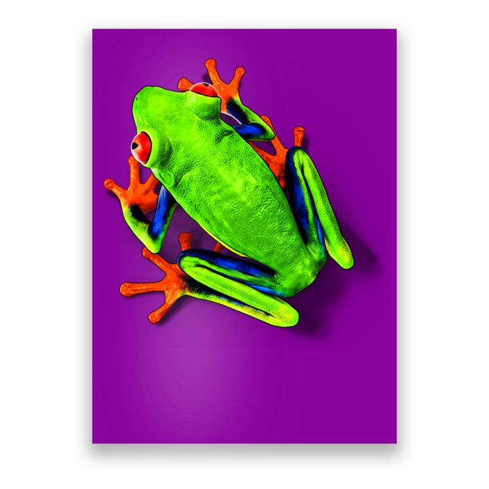 Vibrant Frog Poster