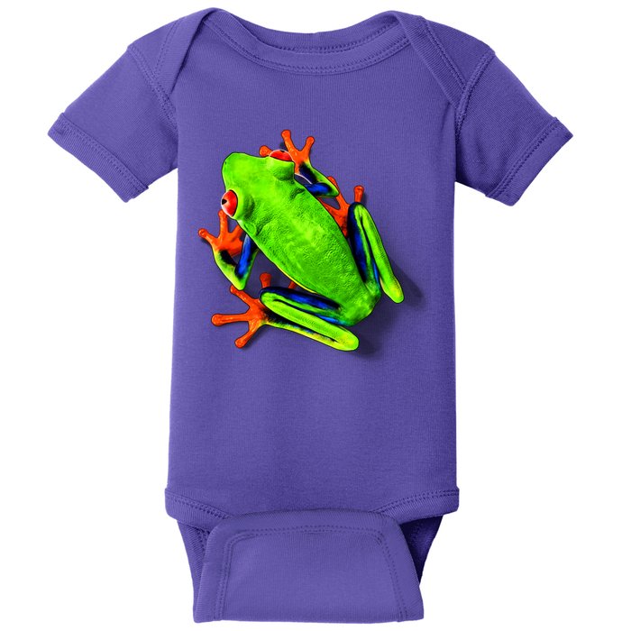 Vibrant Frog Baby Bodysuit