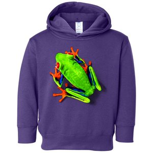 Vibrant Frog Toddler Hoodie