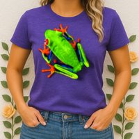 Vibrant Frog Womens T-Shirt