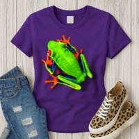 Vibrant Frog Womens T-Shirt