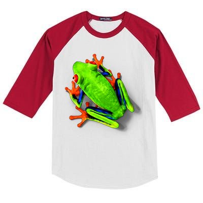 Vibrant Frog Kids Colorblock Raglan Jersey