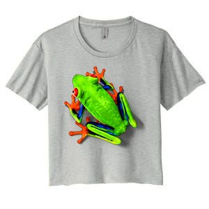 Vibrant Frog Women's Crop Top Tee