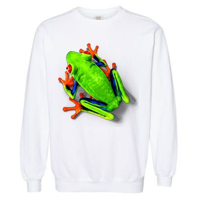 Vibrant Frog Garment-Dyed Sweatshirt