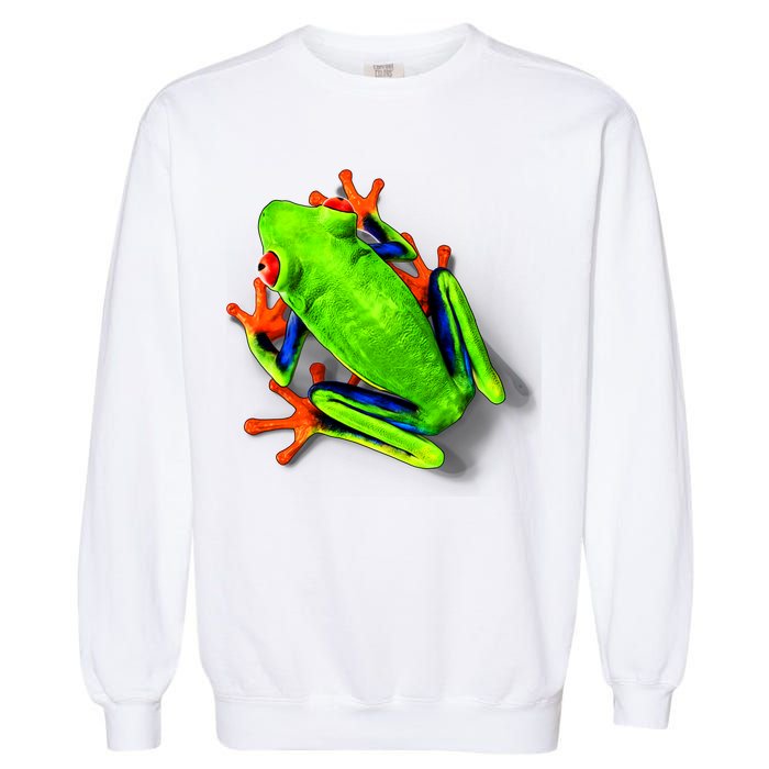 Vibrant Frog Garment-Dyed Sweatshirt
