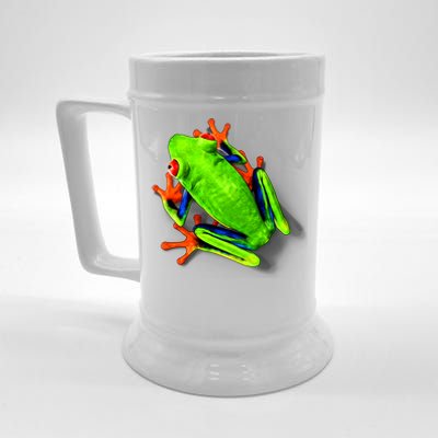 Vibrant Frog Beer Stein