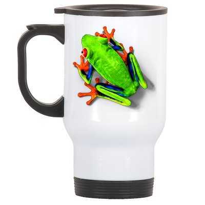 Vibrant Frog Stainless Steel Travel Mug