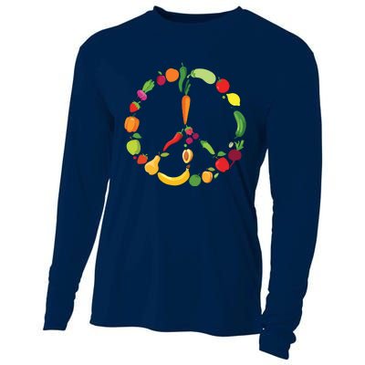 Vegetables Fruits Vegan Kale Salad Veganism Vegan Cooling Performance Long Sleeve Crew