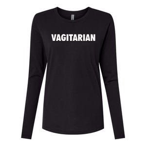 Vagitarian Funny Womens Cotton Relaxed Long Sleeve T-Shirt