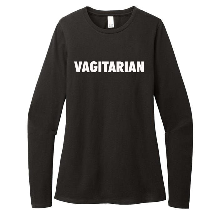 Vagitarian Funny Womens CVC Long Sleeve Shirt